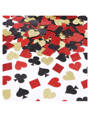 Confeti Brillante de Casino Sursurprise 200 Piezas