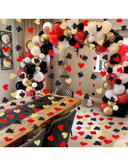 Confeti Brillante de Casino Sursurprise 200 Piezas