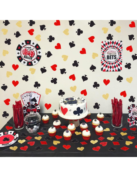 Confeti Brillante de Casino Sursurprise 200 Piezas