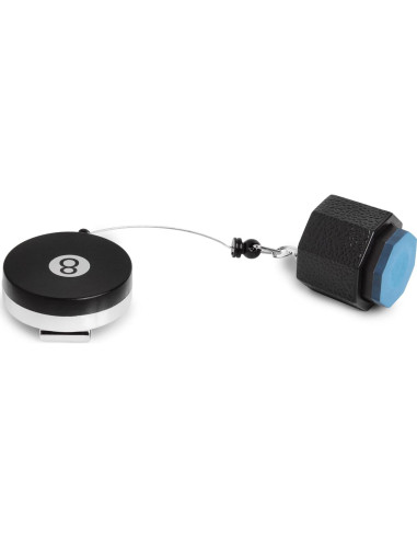 OKKO Tenedor Retráctil Octagonal para Tiza de Billar + Tiza Predator