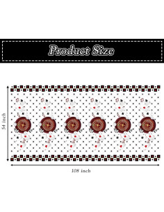 Mantel de Casino Ayearparty 4 Piezas 137x274 cm Desechable 2