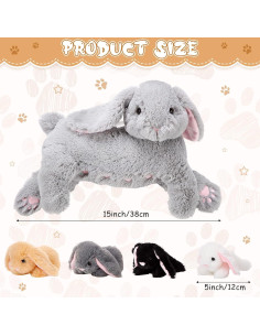 Conjunto de Juguetes de Peluche HyDren 5 Piezas Conejos 38 cm 2