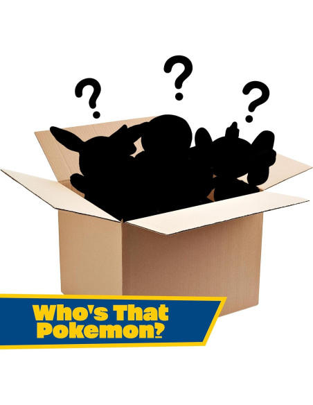 Peluche Pokémon 20 cm 5-Pack - Licencia Oficial Jazwares