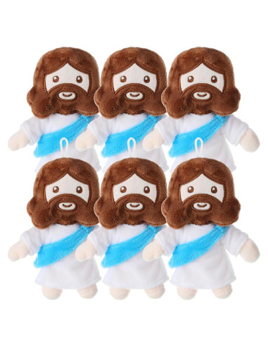 Muñecos de Peluche Jesús Barydat 6 Pcs Regalos Cristianos