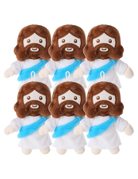 Muñecos de Peluche Jesús Barydat 6 Pcs Regalos Cristianos