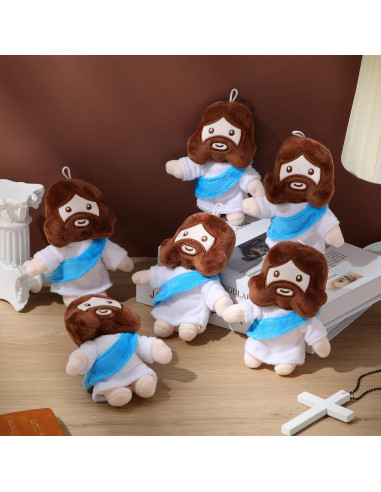 Muñecos de Peluche Jesús Barydat 6 Pcs Regalos Cristianos