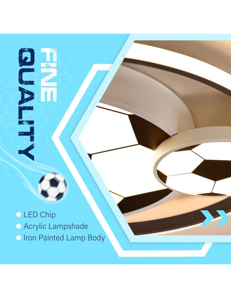 Luz de Techo LED Fútbol YCMGEAD 40cm 47W Ajustable Luz de Techo LED Fútbol YCMGEAD 40cm 47W Ajustable