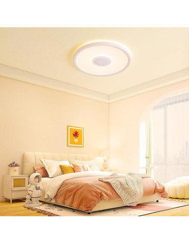 Luz de Techo LED RGB UprizeP 24W con Altavoz Bluetooth