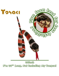 Juguete de Peluche Serpiente YOHAKI 150 cm Suave y Realista 2