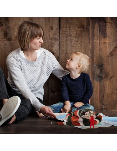 Juguete de Peluche Serpiente YOHAKI 150 cm Suave y Realista