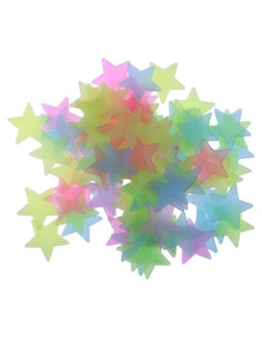 100 Estrellas Luminiscentes Senlinlv para Decoración de Pared