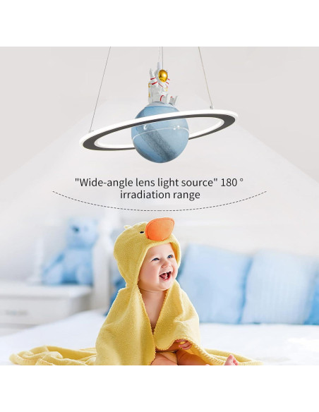 Lámpara Colgante Astronauta O'NEELDY LED Regulable 70cm Lámpara Colgante Astronauta O'NEELDY LED Regulable 70cm