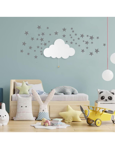 Luz Nocturna de Pared LumiPets Nube 45x28cm LED Batería Luz Nocturna de Pared LumiPets Nube 45x28cm LED Batería