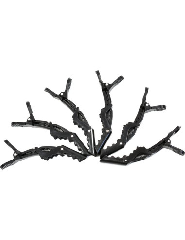 12 Clips de Pelo Cocodrilo Negros YantaiSiyu - Profesional