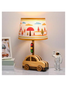 Lámpara de mesa Crossmoon para niños, diseño semáforo 38 cm