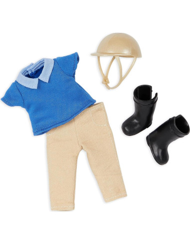 Muñeco Mini Niño Lori - Brian y Caballo Barnaby - 15 cm