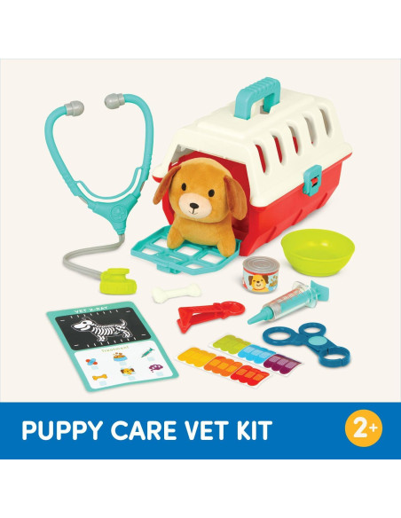 Kit Veterinario Battat 11 Piezas con Perro de Peluche Kit Veterinario Battat 11 Piezas con Perro de Peluche