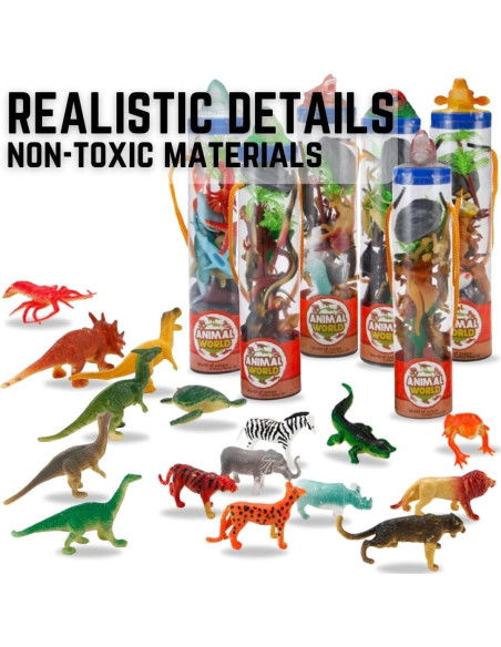 Set de 78 Figuras de Animales Pequeños Liberty Imports Set de 78 Figuras de Animales Pequeños Liberty Imports