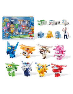 Juguetes Super Wings Auldey 15 Figuras Transformables 5 cm