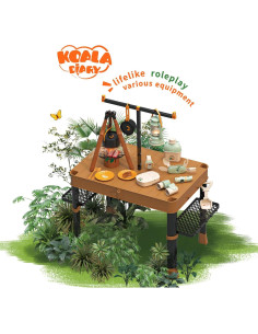 Juego de Camping Contixo - Kit Infantil con Mesa y Linterna 2