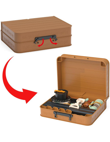 Juego de Camping Contixo - Kit Infantil con Mesa y Linterna