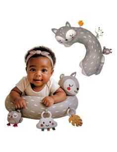 Almohada para Tiempo Boca Abajo Autumn Bliss Zorro Gris 28x10cm