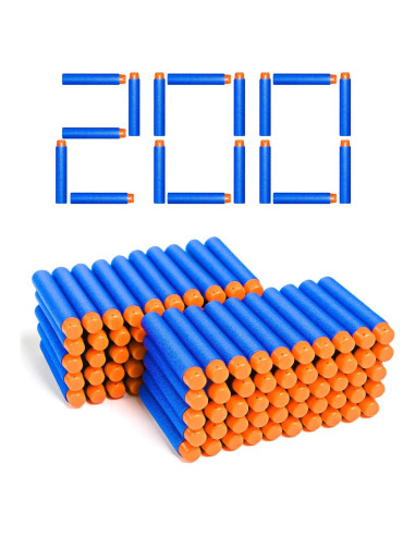 Balas de Dardo Pequeño San Valentín 200 Unidades Azul Naranja