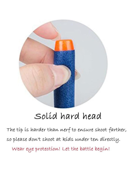 Balas de Dardo Pequeño San Valentín 200 Unidades Azul Naranja