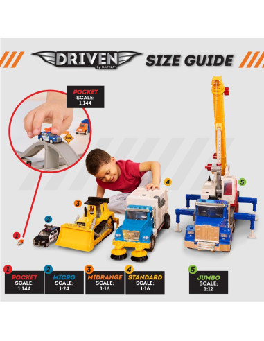 Juego de Ciudad Pocket Big City Cruisin' 60pc - Coches y Edificios