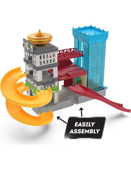 Juego de Ciudad Pocket Big City Cruisin' 60pc - Coches y Edificios Juego de Ciudad Pocket Big City Cruisin' 60pc - Coches y Edificios