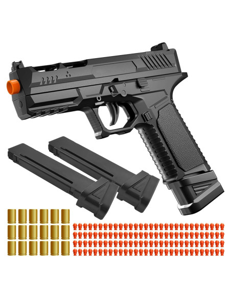 Pistola de Juguete Witcrety con 120 Balas y 18 Conchas Pistola de Juguete Witcrety con 120 Balas y 18 Conchas