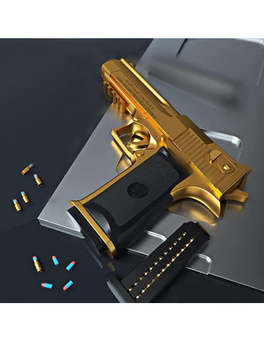Pistola de Juguete YoeDirect con Cargador y Balas Suaves