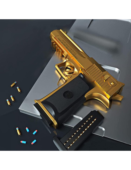 Pistola de Juguete YoeDirect con Cargador y Balas Suaves