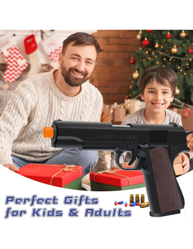 Pistola de Juguete EagleGrove con 50 Balas de Espuma