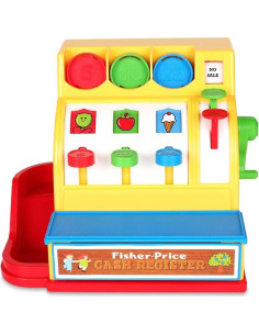 Caja Registradora Retro Fisher-Price 19.5x26x19.7cm 2+ años 2