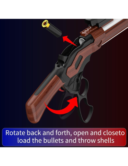 Pistola de Juguete WNXQGZ Escopeta de Foam 68.58 cm Marrón