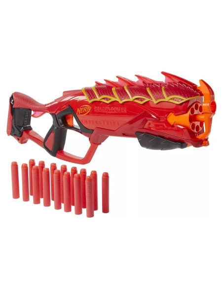Nerf DragonPower Emberstrike Blaster 8 Dardos y 16 Dardos Nerf DragonPower Emberstrike Blaster 8 Dardos y 16 Dardos