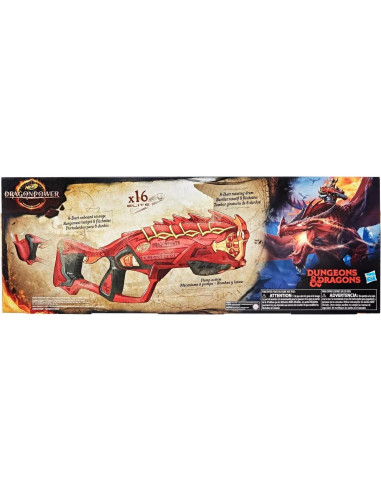 Nerf DragonPower Emberstrike Blaster 8 Dardos y 16 Dardos