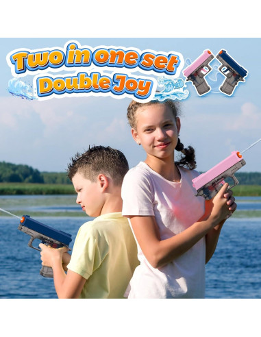 Paquete de 2 Pistolas de Agua COOLFOX - Juguetes para Niños
