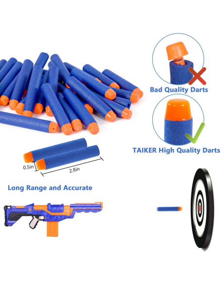 Chaleco Táctico Taiker para Nerf - 2 Paquetes con Accesorios