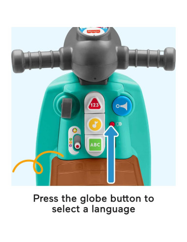 Scooter de Juguete Fisher-Price Laugh & Learn Verde 1-3 años