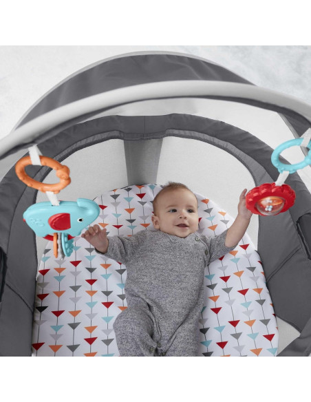 Cuna portátil Fisher-Price On-The-Go Baby Dome 2 en 1 Cuna portátil Fisher-Price On-The-Go Baby Dome 2 en 1