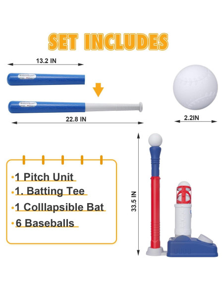 Conjunto de T-Ball EagleStone para niños 3-5 años
