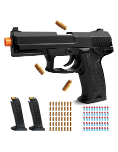 Pistola de Juguete Negra Tcxomino con Balas Blandas 0,36 kg