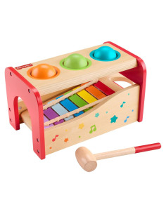 Banco de Golpeo Fisher-Price HXT88 con Xilófono 14x27cm
