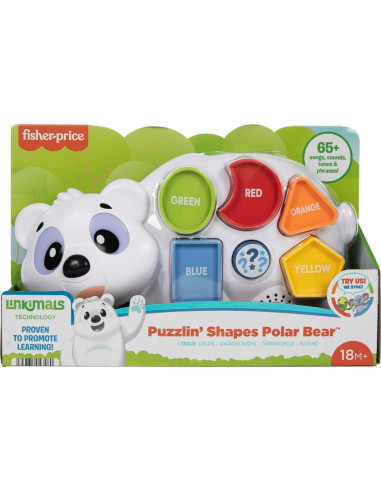 Juguete de Aprendizaje Fisher-Price Oso Polar 5 Formas