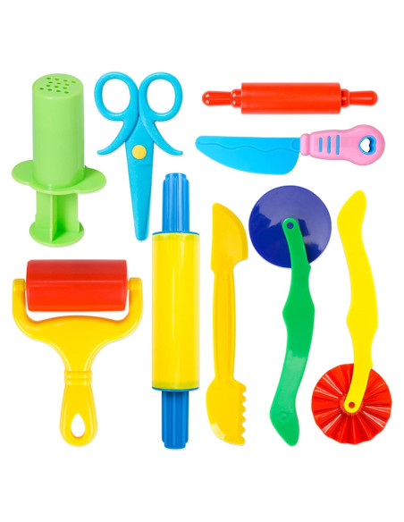 Kit de Herramientas para Masa iShyan 9 Piezas Colorido