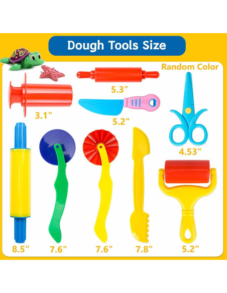 Kit de Herramientas para Masa iShyan 9 Piezas Colorido
