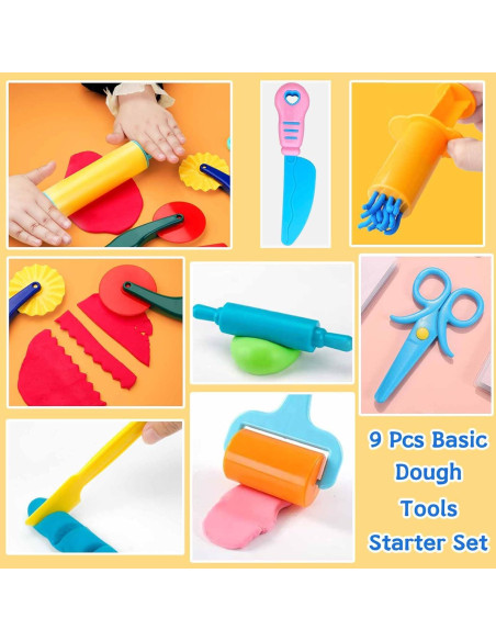 Kit de Herramientas para Masa iShyan 9 Piezas Colorido
