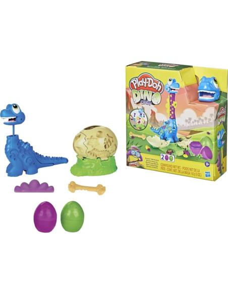 Juguete Dinosaurio Bronto Play-Doh con 2 Huevos 70g Juguete Dinosaurio Bronto Play-Doh con 2 Huevos 70g